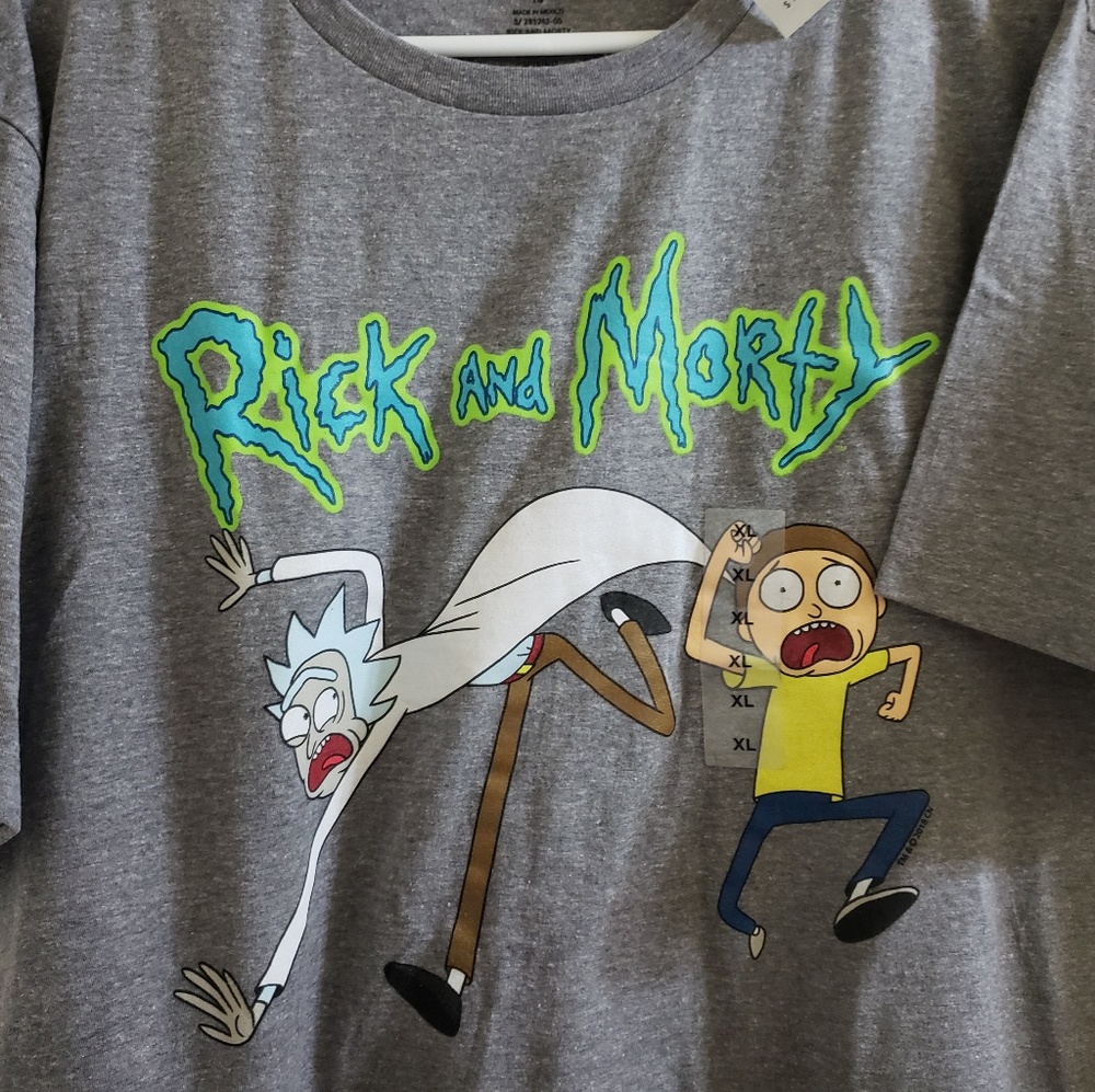 NWT🔥Rick and Morty Mens Graphic Tee